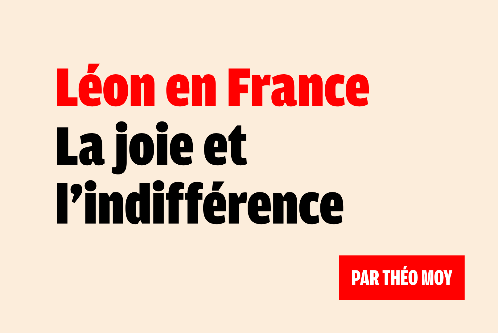 Visite du pape en France : la joie et l’indifférence